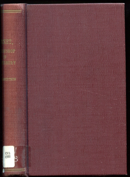 Image for Becket, Archbishop of Canterbury A Biography Becket, Archbishop of Canterbury A Biography