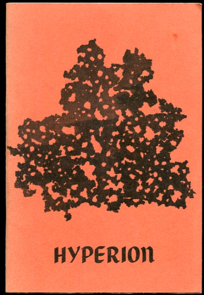 Image for Hyperion A Poetry Journal. Volume IV, Winter Issue 1971 Hyperion A Poetry Journal. Volume IV, Winter Issue 1971