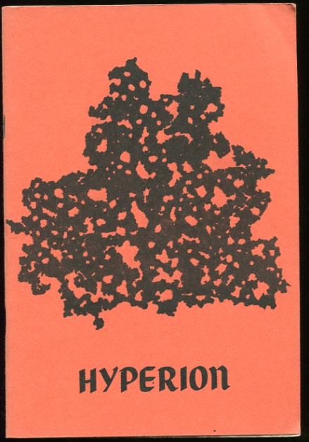 Image for Hyperion A Poetry Journal. Volume IV, Winter Issue 1971 Hyperion A Poetry Journal. Volume IV, Winter Issue 1971