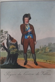 A Collection of Swiss Costumes in Miniature. Designed by Reinhardt. Each Plate Represents a View Taken on the Spot; To Which is Added a Description in French and English. Collection de Costumes Suisses, D'Apres les Dessins de Reinhardt. Chaque Planche Represente un Costume Avec Une Vue Prise Sur Les
