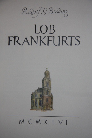 Image for Lob Frankfurts Lob Frankfurts