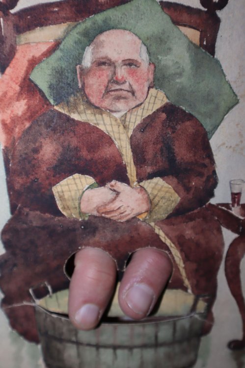 [Original Watercolor] Danny Dugan Mustard Bath
