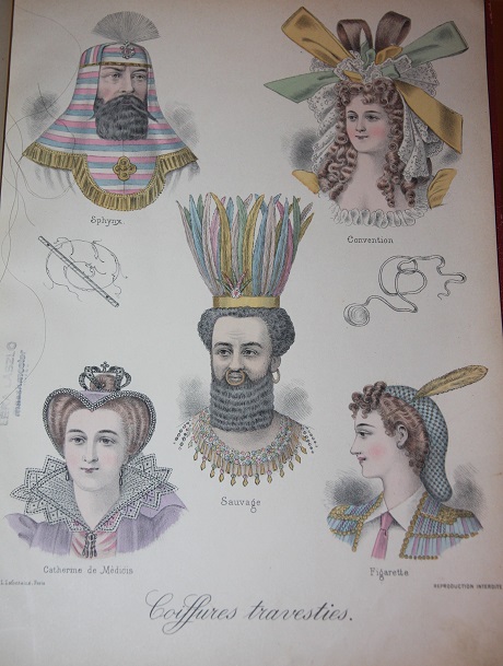 Image for Album de Coiffures Travesties Premiere Serie. Modeles de la Coiffure Francaise Illustree 1889 - 1898 Album de Coiffures Travesties Premiere Serie. Modeles de la Coiffure Francaise Illustree 1889 - 1898