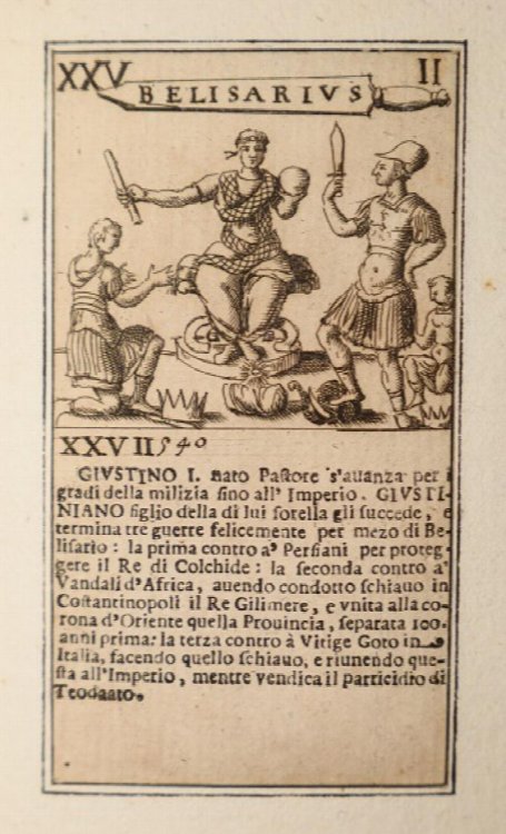 Tavola Istorica e Cronologica degli Avvenimenti Piu Celebri de' Principati per 1600 Anni dall'Imperio d'Augusto al Principio del Corrente Secolo Dispota Secondo l'Ordine de Tempi ed Ornata con Figure che Accennano la Pruova () delle Istorie