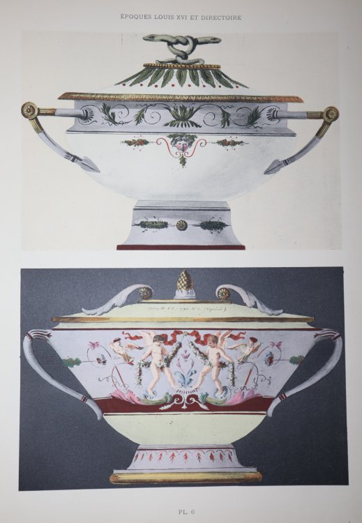 Choix de Compositions et de Projets de Dcoration des poques de Louis XVI et du Directoire Publi avec une Notice Histoirque et une Table Analytique; Documents Anciens de la Manufacture Nationale de Svres