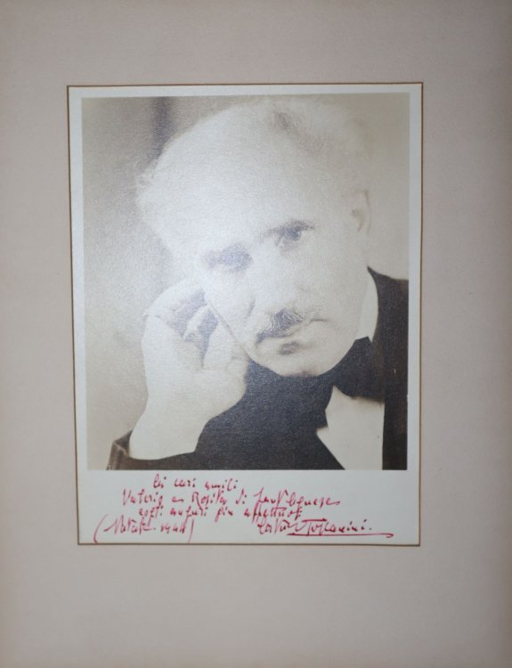 Image for Inscribed Photograph of Arturo Toscanini, Christmas 1944 Inscribed Photograph of Arturo Toscanini, Christmas 1944
