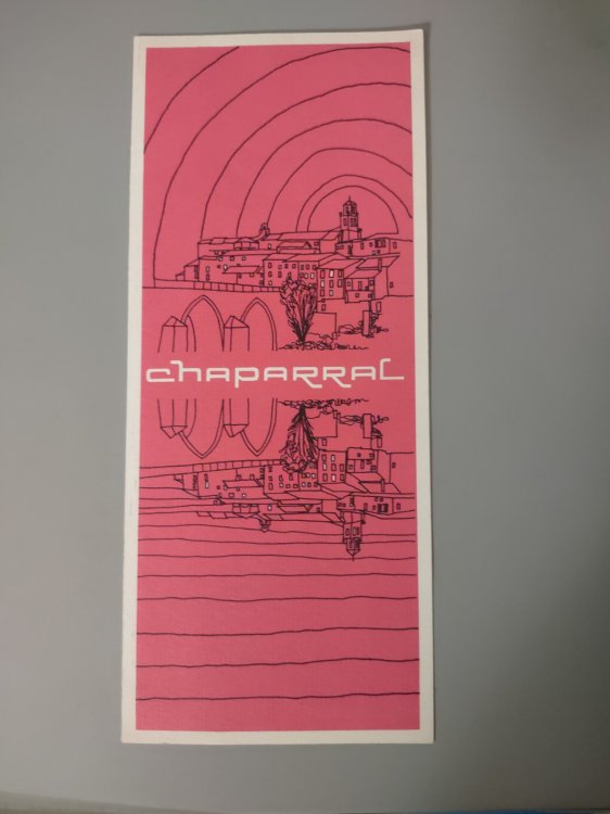 Image for CHAPARRAL Restaurant MENU CHAPARRAL Restaurant MENU