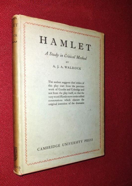 Image for HAMLET - A Study in Critical Method HAMLET - A Study in Critical Method