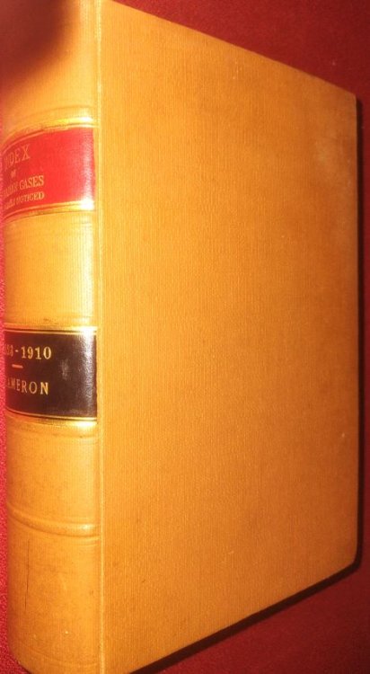Index of Canadian Cases Judicially Noticed ; being A list of Canadian Cases dealt with in Judgments Reported in the Provincial courts and the Supreme and Exchequer Courts . from earliest time down to . 1910