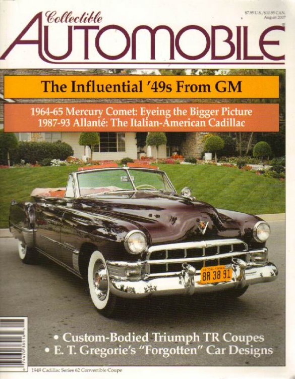 Image for Collectible Automobile: Vol. 24, No. 2: The Influential '49s from GM (August 2007) Collectible Automobile: Vol. 24, No. 2: The Influential '49s from GM (August 2007)