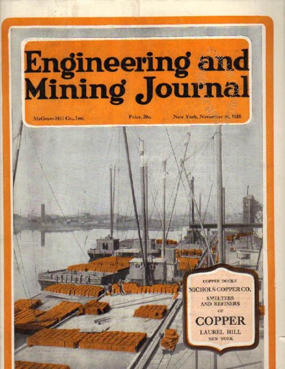 Image for Engineering and Mining Journal: Volume 106, Number 22: November 30, 1918 Engineering and Mining Journal: Volume 106, Number 22: November 30, 1918