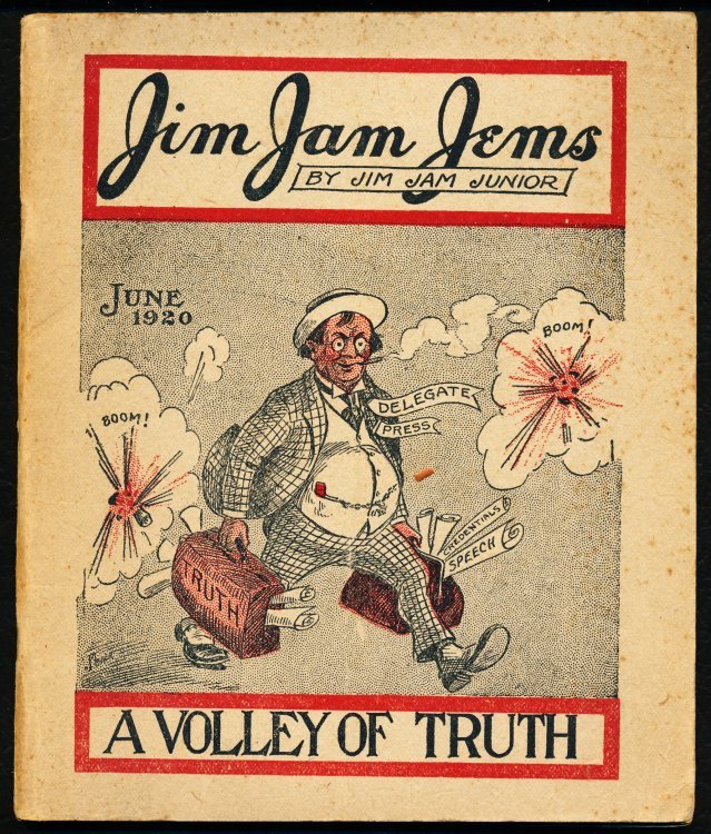 Image for JIM JAM JUNIOR. A VOLLEY OF TRUTH. June 1920 JIM JAM JUNIOR. A VOLLEY OF TRUTH. June 1920