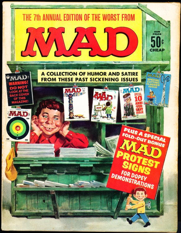 THE 7TH ANNUAL EDITION OF THE WORST FROM MAD. A Collection of Humor and Satire From These Past Sickening Issues