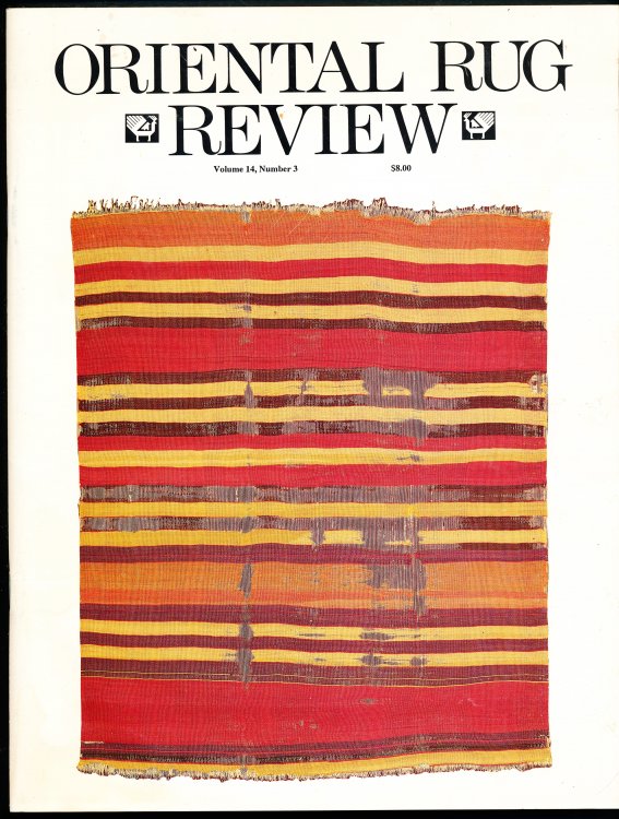Image for ORIENTAL RUG REVIEW. Volume 14, Number 3. February / March 1994. ORIENTAL RUG REVIEW. Volume 14, Number 3. February / March 1994.