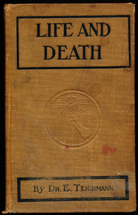 Image for LIFE AND DEATH. A Study in Biology. LIFE AND DEATH. A Study in Biology.