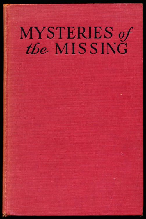Image for MYSTERIES OF THE MISSING MYSTERIES OF THE MISSING