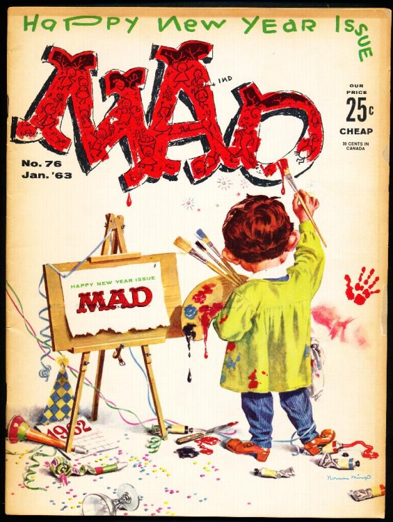 Image for MAD. Happy New Year Issue. No. 76, January 1963 MAD. Happy New Year Issue. No. 76, January 1963