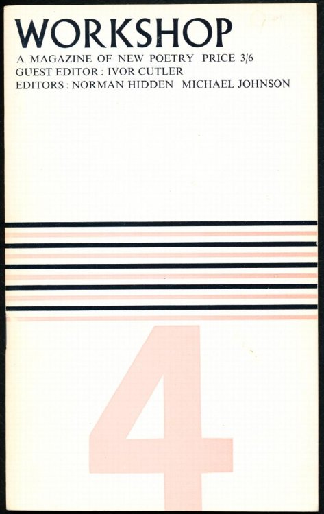 Image for WORKSHOP 4. A Magazine of New Poetry, Autumn 1968 WORKSHOP 4. A Magazine of New Poetry, Autumn 1968