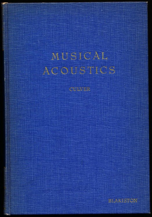 Image for MUSICAL ACOUSTICS. MUSICAL ACOUSTICS.