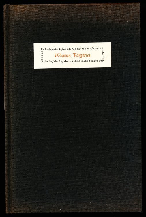 Suppressed Commentaries on Wiseian Forgeries. Addendum to an Enquiry