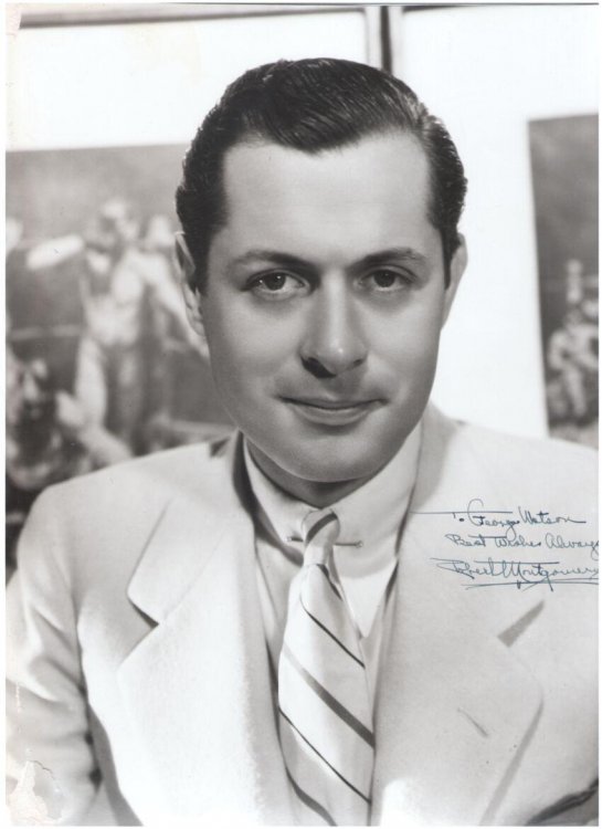 Robert Montgomery Signed MGM Photograph