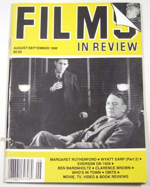 Image for Films in Review (August-September, 1990) Films in Review (August-September, 1990)