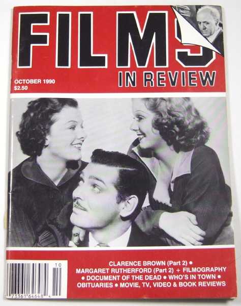 Image for Films in Review (October, 1990) Films in Review (October, 1990)