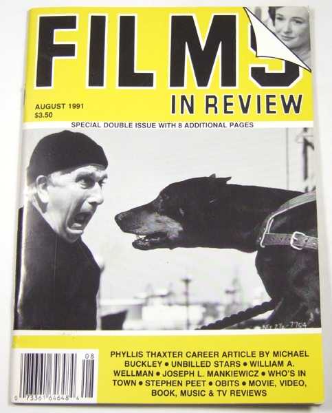 Image for Films in Review (August, 1991) Films in Review (August, 1991)