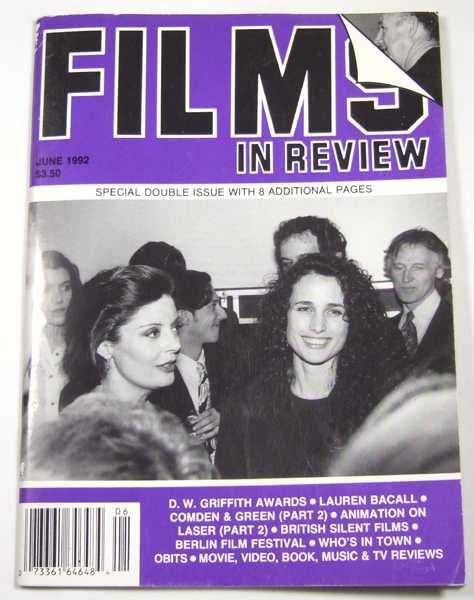 Image for Films in Review (June, 1992) Films in Review (June, 1992)
