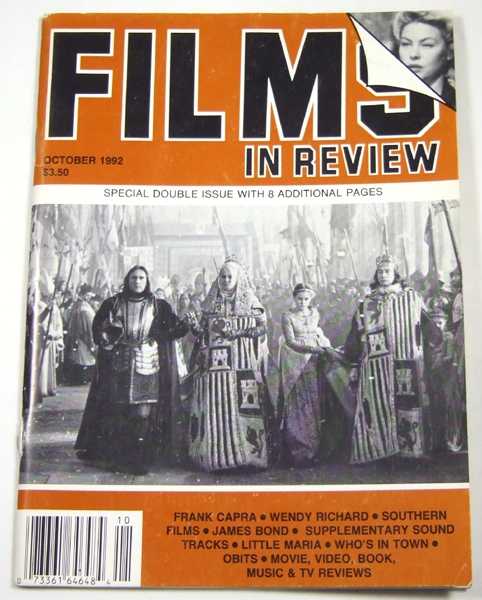 Image for Films in Review (October, 1992) Films in Review (October, 1992)