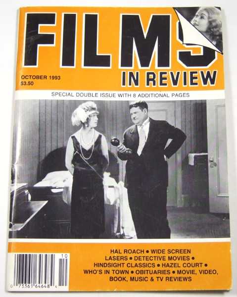 Image for Films in Review (October, 1993) Films in Review (October, 1993)