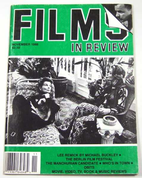 Image for Films in Review (November, 1988) Films in Review (November, 1988)