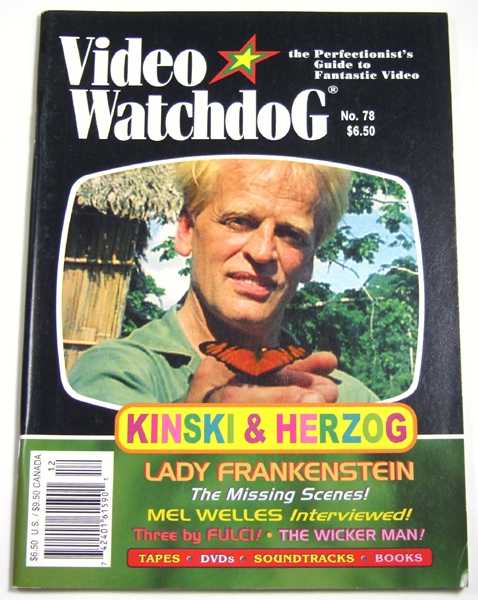 Image for Video Watchdog #78 (December, 2001) Video Watchdog #78 (December, 2001)