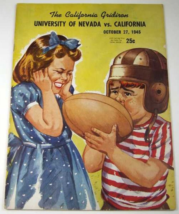 Image for The California Gridiron: University of Nevada vs. California, October 27, 1945 (Football Program) The California Gridiron: University of Nevada vs. California, October 27, 1945 (Football Program)