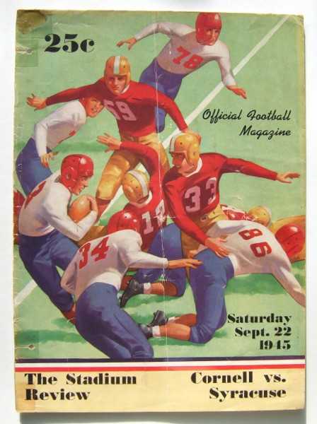 Image for The Stadium Review: Cornell vs. Syracuse (Football Program, September 22nd, 1945) The Stadium Review: Cornell vs. Syracuse (Football Program, September 22nd, 1945)