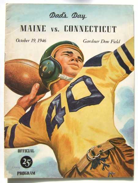 Image for Maine vs. Connecticut (Football Program, October 19, 1946) Maine vs. Connecticut (Football Program, October 19, 1946)