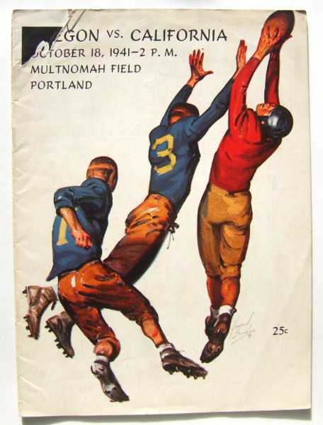 Image for Oregon vs. California (Football Program, October 18th, 1941) Oregon vs. California (Football Program, October 18th, 1941)