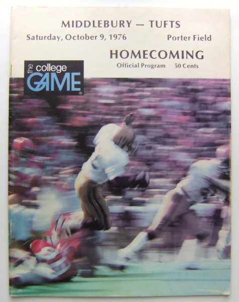 Image for Middlebury vs. Tufts (Football Program, October 9th, 1976) Middlebury vs. Tufts (Football Program, October 9th, 1976)