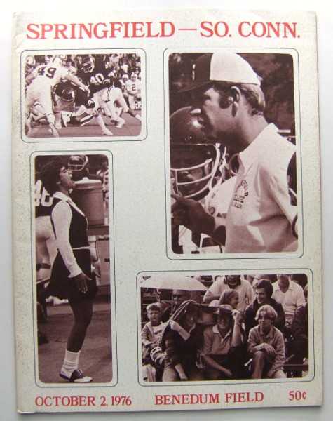 Image for Springfield vs. Southern Connecticut (Football Program, October 2, 1976) Springfield vs. Southern Connecticut (Football Program, October 2, 1976)
