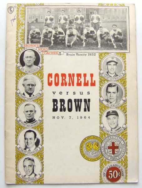 Image for Cornell vs. Brown (Football Program, November 7th, 1964) Cornell vs. Brown (Football Program, November 7th, 1964)