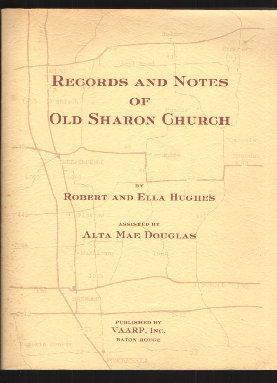 Image for Records and Notes of Old Sharon Church Records and Notes of Old Sharon Church
