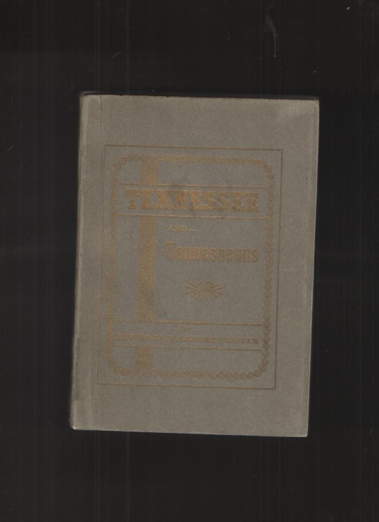 Image for TENNESSEE and TENNESSEANS, 1903 Edition TENNESSEE and TENNESSEANS, 1903 Edition