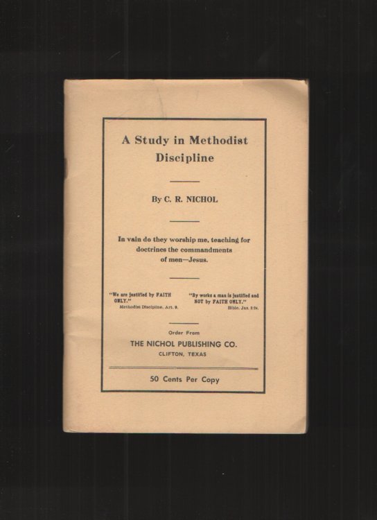 A Study in Methodist Discipline