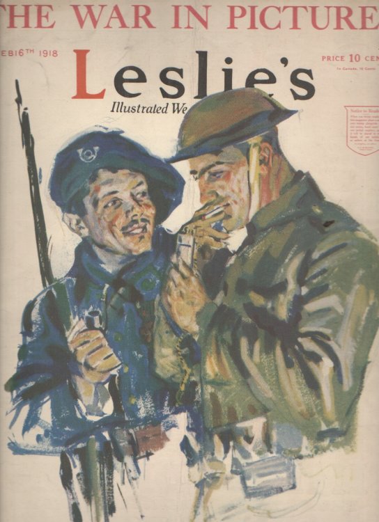 Image for Leslies's Illustrated Weekly Newspaper The War in Pictures - February 16, 1918 Leslies's Illustrated Weekly Newspaper The War in Pictures - February 16, 1918