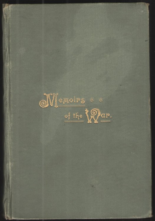 Image for Memoirs of the War Memoirs of the War