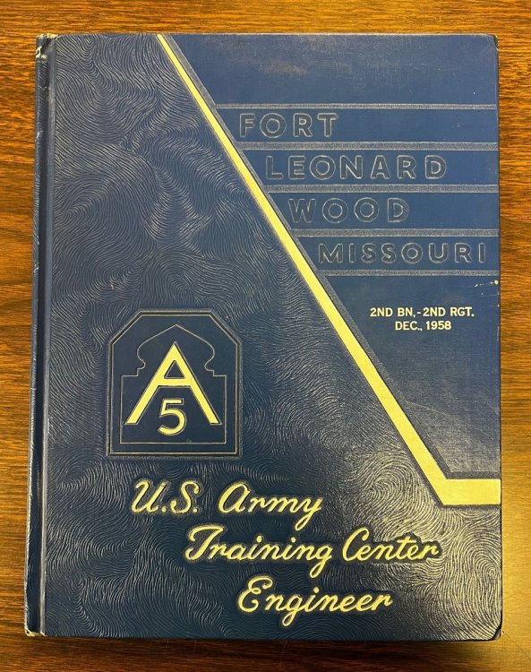 U. S. Army Training Center, Engineer; Fort Leonard Wood, Missouri; 2nd BN. , -2nd RGT. Dec. 1958
