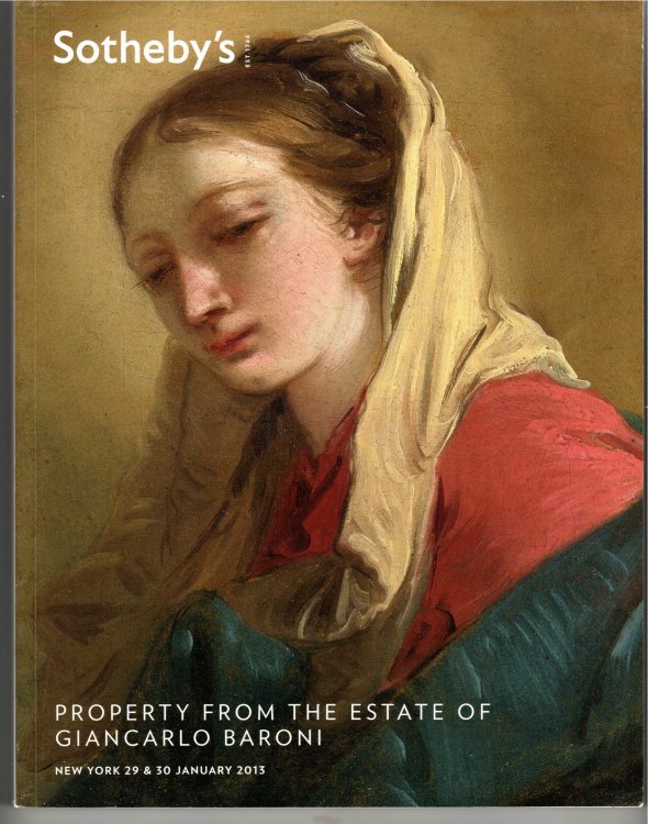 Image for Property from the Estate of Giancarlo Baroni, New York 29 & 30, January 2013 Property from the Estate of Giancarlo Baroni, New York 29 & 30, January 2013