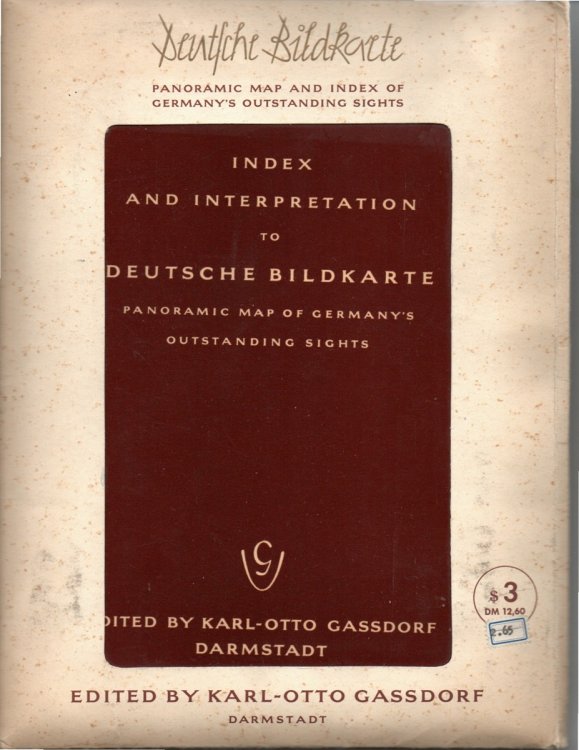 Image for Deutsche Bildkarte, Panoramic Map and Index of Germany's Outstanding Sights Deutsche Bildkarte, Panoramic Map and Index of Germany's Outstanding Sights