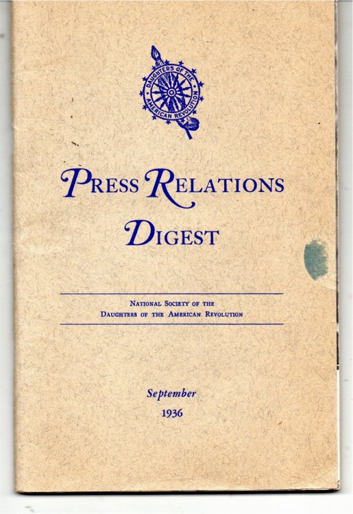 Image for Press Relations Digest Press Relations Digest