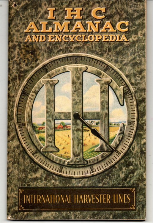 Image for I H C Almanac and Encyclopedia 1912 I H C Almanac and Encyclopedia 1912